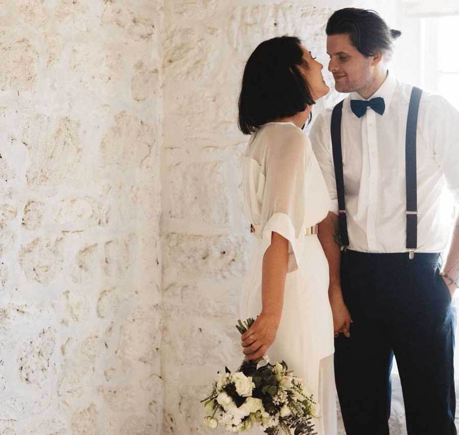 Melbourne couple on their wedding day